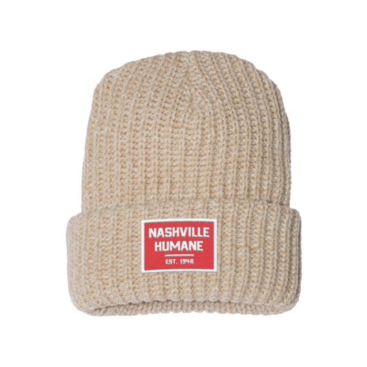 Nashville Humane Beanie - Oatmeal