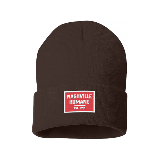 Nashville Humane Beanie - Brown