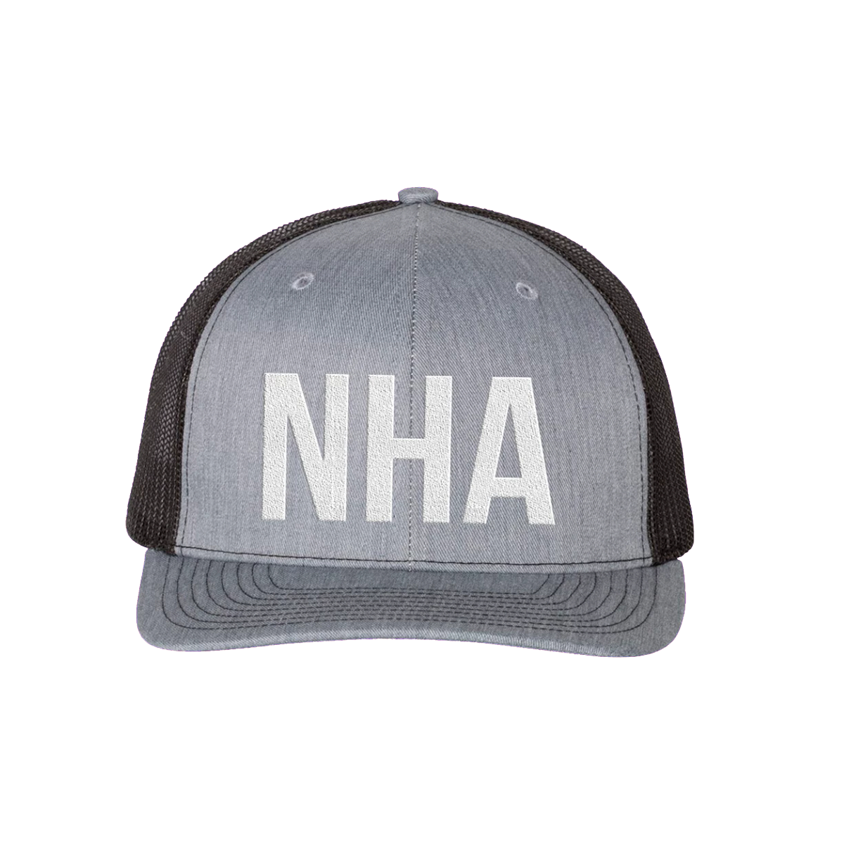 NHA Grey/Black Trucker Hat