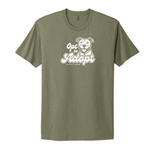 Opt to Adopt- Next Level Apparel Adult Cotton Tee - DTF