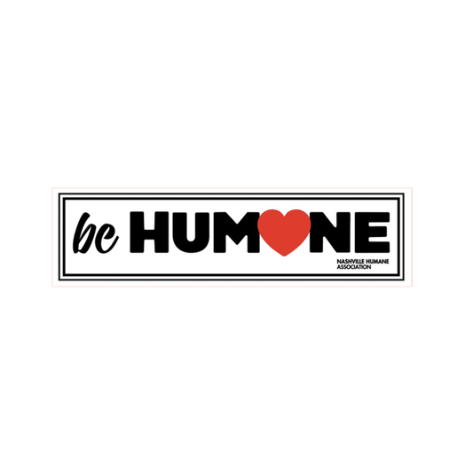 Be Humane Sticker