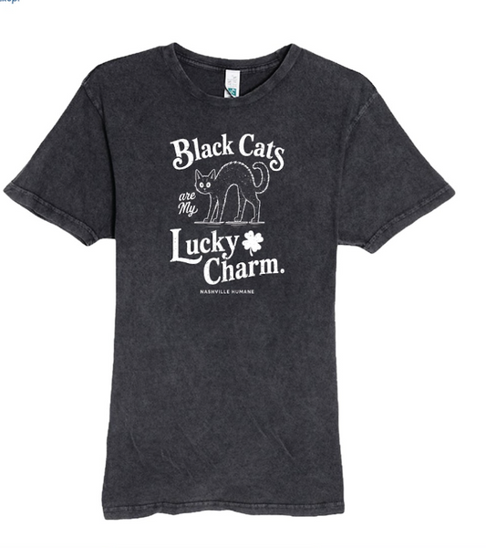 Black Cats/Lucky Charm - Bella Canvas T-Shirt - DTF