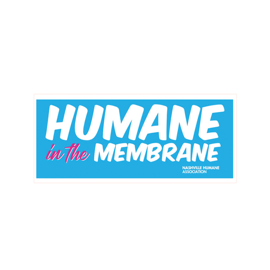 Humane in the Membrane Sticker